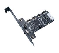 Akasa Vegas PCIe Nero PC SATA 12V 1A Nero Control Card | RGB Controller | PCIe &