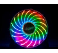 Akasa Vegas X7 Fan 1-pack Sort Transparent 120 mm
