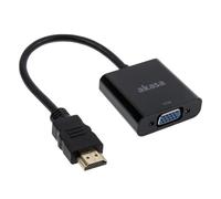 Akasa Videoadapter HDMI / VGA 20cm Sort NEW