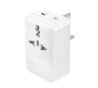 Akashi, Adattatore Viaggio Regno Unito USB USB C 15W, Bianco