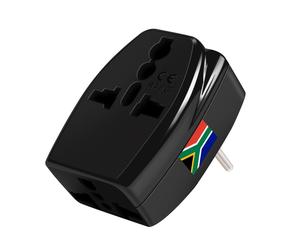 Akashi, Adattatore Viaggio Tipo D Sudafrica 3 uscite, Nero