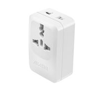 Akashi, Adattatore Viaggio USA Giappone USB USB C 15W, Bianco