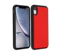 Custodia protettiva in vera pelle Akashi resistente agli urti e ai graffi per Apple iPhone XR - Rosso