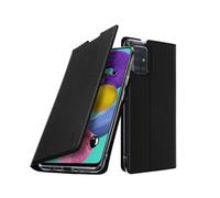 Akashi ALTFA51BLK cover protettiva per cellulare 16,5 cm (6.5 ) Folio porta carte Nero Samsung Galaxy A51 - Nouvo