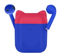 Akashi, Auricolari Wireless Bluetooth per Bambini Volume Sicuro Microfono, Blu