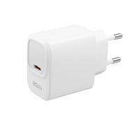 Akashi, Caricabatterie da Rete USB-C 25W PD 3A Rapido con Protezione Integrata