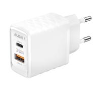 Akashi, Caricatore da Muro 38W Doppio USB-A QC 3.0 + USB-C Power Delivery