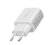 Akashi, Caricatore da muro USB-C Power Delivery 18W, ricarica rapida, Bianco