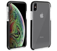 Akashi, Cover per iPhone XS Max Protezione Morbida Contorno Bumper, Trasparente