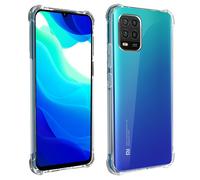 Akashi, Cover per Xiaomi Mi 10 Lite Silicone Bumper Resistente, Trasparente