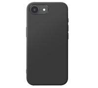 Akashi, Custodia per iPhone 16e Silicone Flessibile Tocco Gomma, Nero