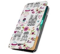 Custodia a libro Akashi Paris per iPhone X/XS