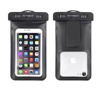 Akashi, Custodia per Smartphone Impermeabile IPX8 10m Finestre Tattili, Nero