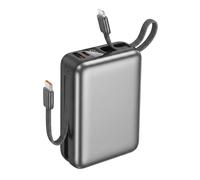 Akashi PowerBank 20000mAh 22.5W USB-C / USB-A con Cavi USB-C / Lightning Cordino