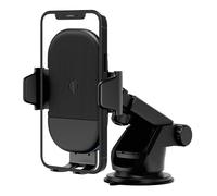 Supporto Auto Caricatore QI Smartphone Fissaggio Parabrezza/Griglia Akashi