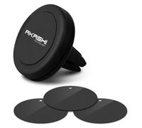 Akashi Supporto auto magnetico per griglia di ventilazione – Nero