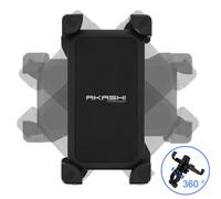 Supporto per Bici e Moto Smartphone max 6,8'' Fissaggio manubrio 360 Akashi