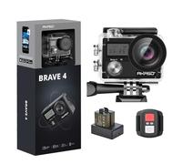AKASO Brave 4 4K30fps 20MP Action CamFotocamera Subacquea 20MP WIFI Telecomando Ultra HD con Action Cam Stabilizzata EIS 30M Videocamera Subacquea Impermeabile con 5xZoom
