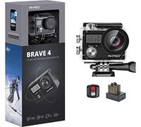 AKASO Brave 4 4K30fps 20MP Action CamFotocamera Subacquea 20MP WIFI Telecomando Ultra HD con Action Cam Stabilizzata EIS 30M Videocamera Subacquea Impermeabile con 5xZoom