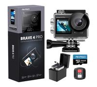 AKASO Brave 4 Pro Action Cam 4K 40M con Scheda di Memoria U3 da 256GB, Videocame