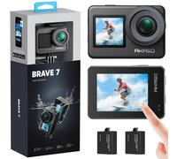 AKASO Brave 7 Action Cam 4K 30FPS 20MP, IPX8 Fotocamera Subacquea Stabilizzata,
