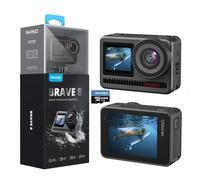AKASO Brave 8 4K60FPS Action Cam con Scheda di Memoria MicroSDXC da 64GB