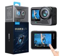 AKASO Brave 8 Lite Action Cam 4K60FPS 20MP WiFi Fotocamera Subacquea con Doppio