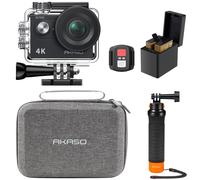 AKASO EK7000 Action Cam con Impugnatura e Custodia Protettiva, 4K30FPS Fotocamer