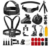AKASO Kit di Accessori per Action Cam Compatibile con GoPro Hero/ Insta360 DJI Vemont Victure APEMAN COOAU WOLFANG e Altro