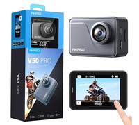 AKASO V50 Pro Camera Sport 4K 30fps 20MP WiFi - Camera 4k Impermeabile Ultra HD Stabilizzatore EIS con Telecomando Touch Screen Grandangolare Regolabile - Fotocamera Sportiva Subacquea 40M e Kit