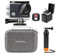 AKASO V50 X Action Cam 4K 20MP con Impugnatura e Custodia Protettiva, Videocamer
