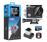 AKASO V50 X Action Cam con 64GB microSDXC U3 Scheda di Memoria