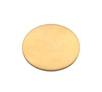 Akatsukiqi 1pc Spessore 0.5/1/2/3mm H62 Disco in Ottone Massiccio Piatto Rotondo Foglio Diametro 50mm 60mm 80mm 100mm Piastra in Lega di Rame Foglio (Colore : 2x80mm)