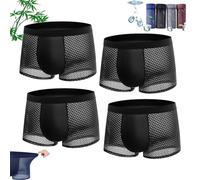 Akayoo Bamboo Fiber Boxer Briefs,Boxer in Fibra di bambù, Boxers bambù,Boxer da Uomo in Fibra di bambù,Boxer Bamboo Uomo,Biancheria Intima da Uomo in Nylon Traspirante