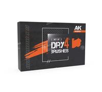 AKB103 | Dry Brushes Set | 4x