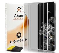 Akcoo Pellicola proteggi schermo per Samsung Galaxy S20 Ultra, confezione da 3 pezzi, in vetro temperato LOCA UV, antigraffio, sensibile al tatto, supporto per impronte digitali