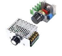 AKDDNZX 1 pz. Regolatore di velocità del motore regolabile PWM 4000W/2000W 220V LED SCR AC ad alta potenza, regolatore di velocità, regolatore di tensione, termostato(4000W)