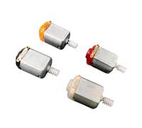 AKDDNZX 4PCS DC2.4-6V Motoriduttore 6000RPM 12000RPM 15000RPM 20000RPM Motore a bassa media alta velocità for auto giocattolo telecomandata con cavo(Type2)