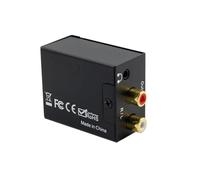 AKDDNZX Convertitore audio digitale ottico coassiale da DAC analogico SPDIF stereo 2 * 3,5 mm jack Toslink Adattatore SPDIF
