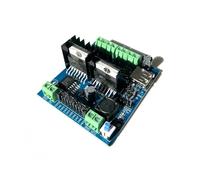 AKDDNZX L298N Scheda driver motore Modulo controller velocità motore a 4 vie Controller motore con rotazione avanti e indietro for Smart Car