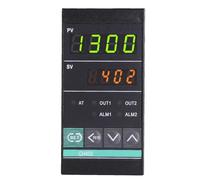 AKDDNZX Termocontrollore for Forno Regolatore di Temperatura Digitale Regolatore di Temperatura PID CH402 Uscita a relè, Verticale 48 * 96mm(One Relay Output)