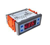 AKDE Regolatore di temperatura digitale incorporato 12 V 24 V 220 V armadio frigorifero termostato controllo della temperatura (dimensioni: 220 V)