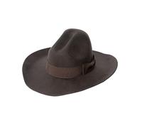 AKDJGFP Cappello Cowboy Cappello da cowboy in lana alla moda autunno inverno con fiocco in nastro, tesa larga, floppy, fedora, caldo feltro for esterni(Color6)