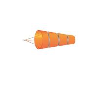 AKDJGFP Manica A Vento Manica a Vento da 60/80/100 cm Misurazione della direzione del Vento all'aperto Cintura Riflettente Banderuola antistrappo for l'aeroporto Aviazione Garden Farm(Orange-Gray-M)