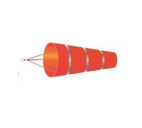 AKDJGFP Manica A Vento Manica a Vento da 60/80/100 cm Misurazione della direzione del Vento all'aperto Cintura Riflettente Banderuola antistrappo for l'aeroporto Aviazione Garden Farm(Red-Gray-L)