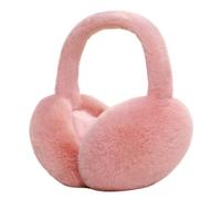 AKDJGFP Paraorecchie Donna 1PC Soft Ear Warmer Winter Warm Earmuffs Solid Color Ear Cover Outdoor Cold Protection Ear-Muffs Folding Earflap Fashion(Dark pink)