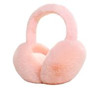AKDJGFP Paraorecchie Donna 1PC Soft Ear Warmer Winter Warm Earmuffs Solid Color Ear Cover Outdoor Cold Protection Ear-Muffs Folding Earflap Fashion(Pink)