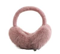 AKDJGFP Paraorecchie Donna Fashion Soft Ear Warmer Winter Earmuffs For Women Men Solid Color Earflap Outdoor Cold Protection Ear-Muffs Ear Cover(A-pink)