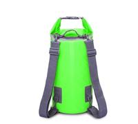 AKDJGFP Sacca Impermeabile Zaino impermeabile in PVC for kayak, trekking, viaggi, immersioni, barca, oceano, fiume, 5L, 10L, 15L, 20L, 30L(Green,5L)