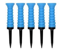 AKDJGFP Tees da Golf Tee da Golf 5 Pezzi in Gomma Flessibile a 360°, 3,27 pollici/83,0 mm, Basso attrito, Multicolore Vivace - Ideale for i Golfisti di Tutti i Giorni(Blue)